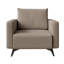 Fauteuil d'appoint en cuir Lapathos-480873143
