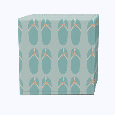 100% Cotton Abstract Square Napkin