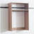 Devi Oak Wall Mounted Wood Closet System-1255843240