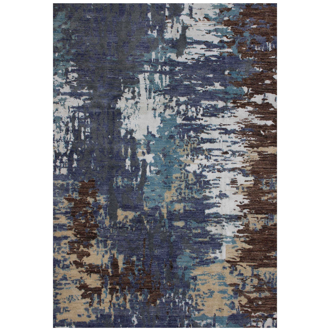 Geometric Hand Knotted 197cm X 298cm Area Rug