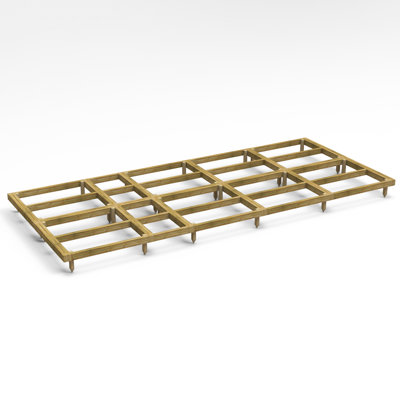 Powersheds 18 x 8ft Pressure Treated Timber Base Kit