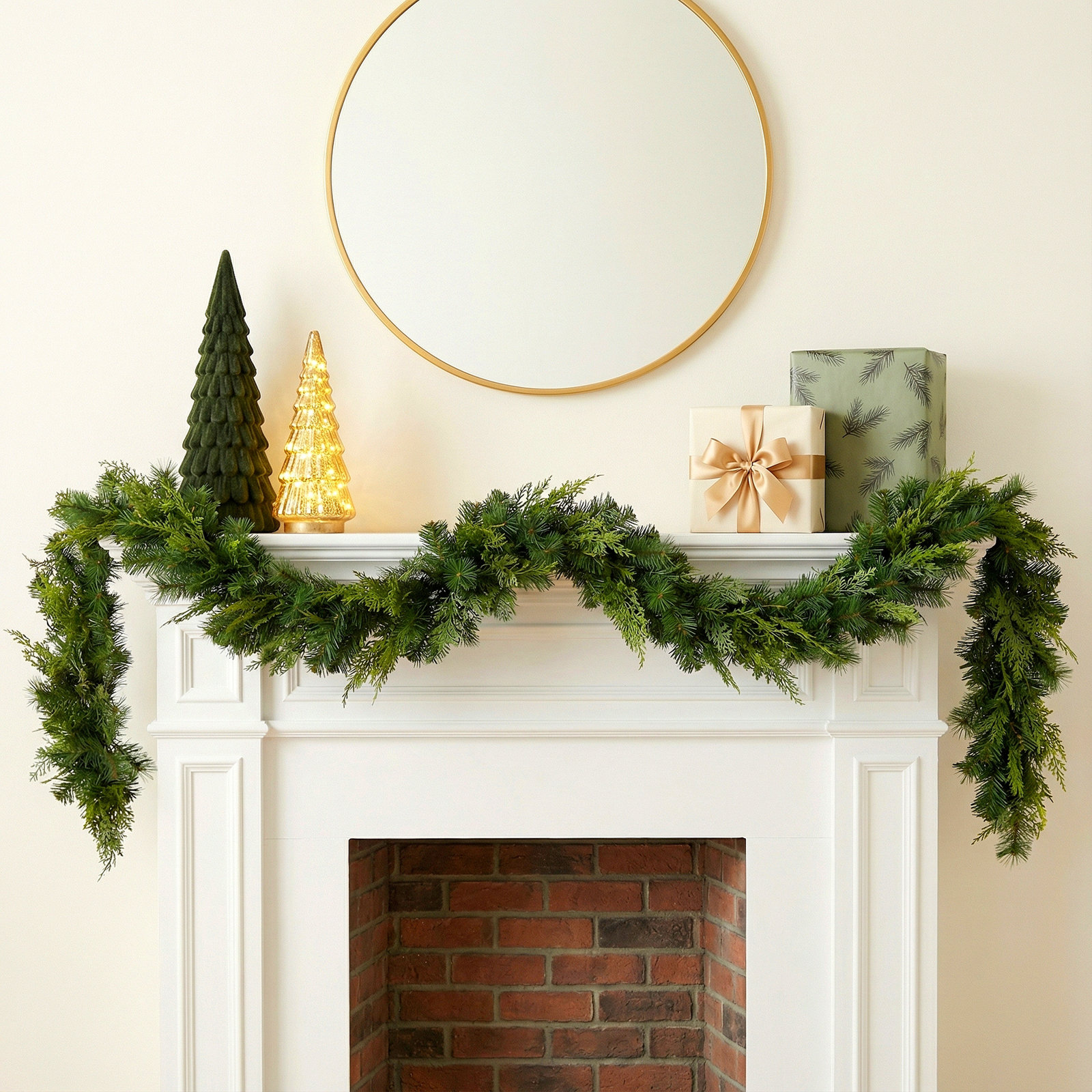 72'' in. Faux Fir Garland