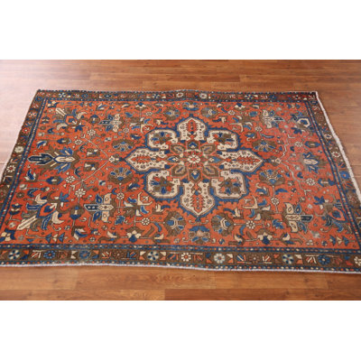 Geometric Wool Traditional Rug 4x6