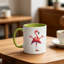 1pc Novelty Flamingo Design Mug Coffee Cup Juice Cup Fun Gift.