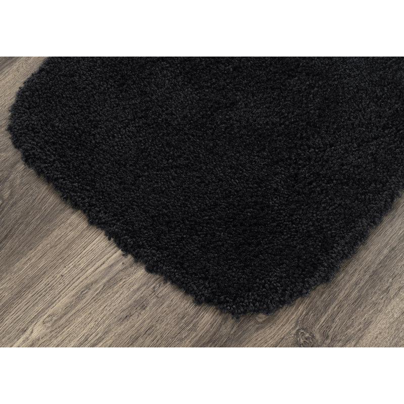 Ensemble de tapis de bain en nylon 4 pièces Billie-Mae avec envers antidérapant