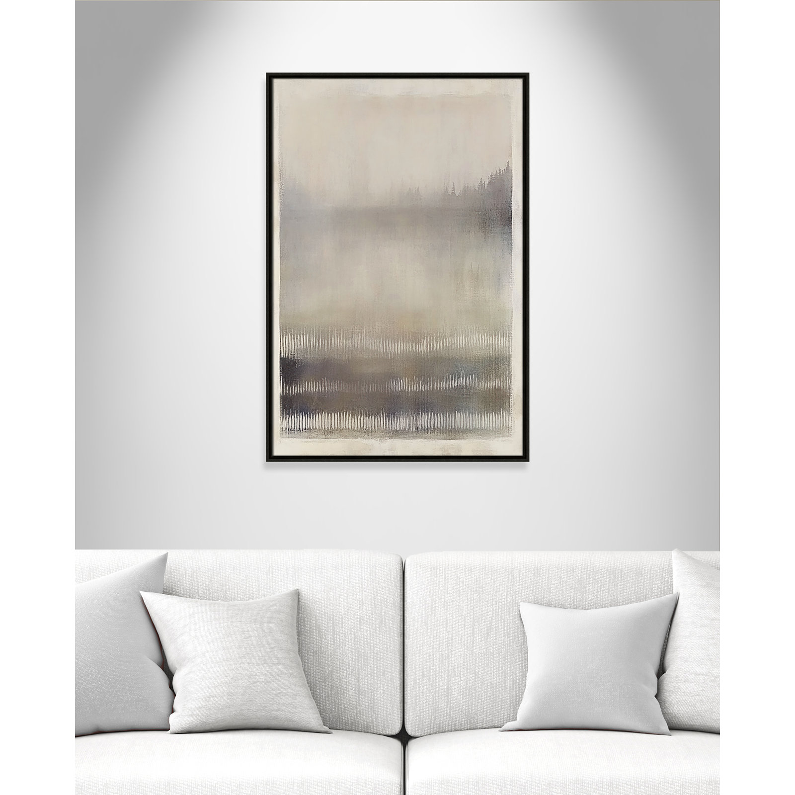 Balanced Silence III Print by Irena Orlov, 37.5" H x 25.5" W, Espresso Floater