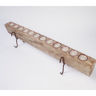 Photophore en bois