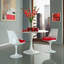 Chaise d'appoint rembourrée noire Wommack-464841311