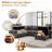 Upholstered Sofa With Ottoman-1405223239