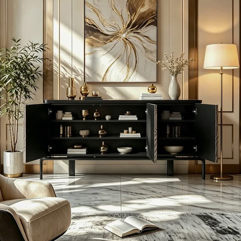 Buffet luxueux rétro de style français