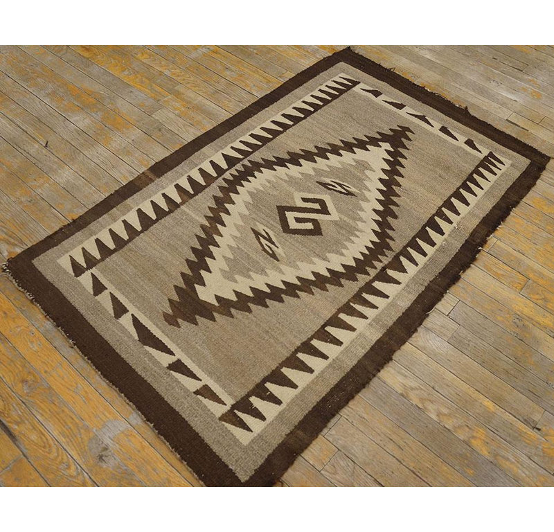 One-of-a-Kind 2'4" X 4'3" Rectangle Flatweave Area Rug