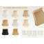 Abat-jour rectangulaire basique à coins coupés Royal Designs, Inc. BSO-710-14WH-2, (6 x 8 po) x (9 x 14 po) x 10,5 po, blanc, lot de 2-59895638-59895633