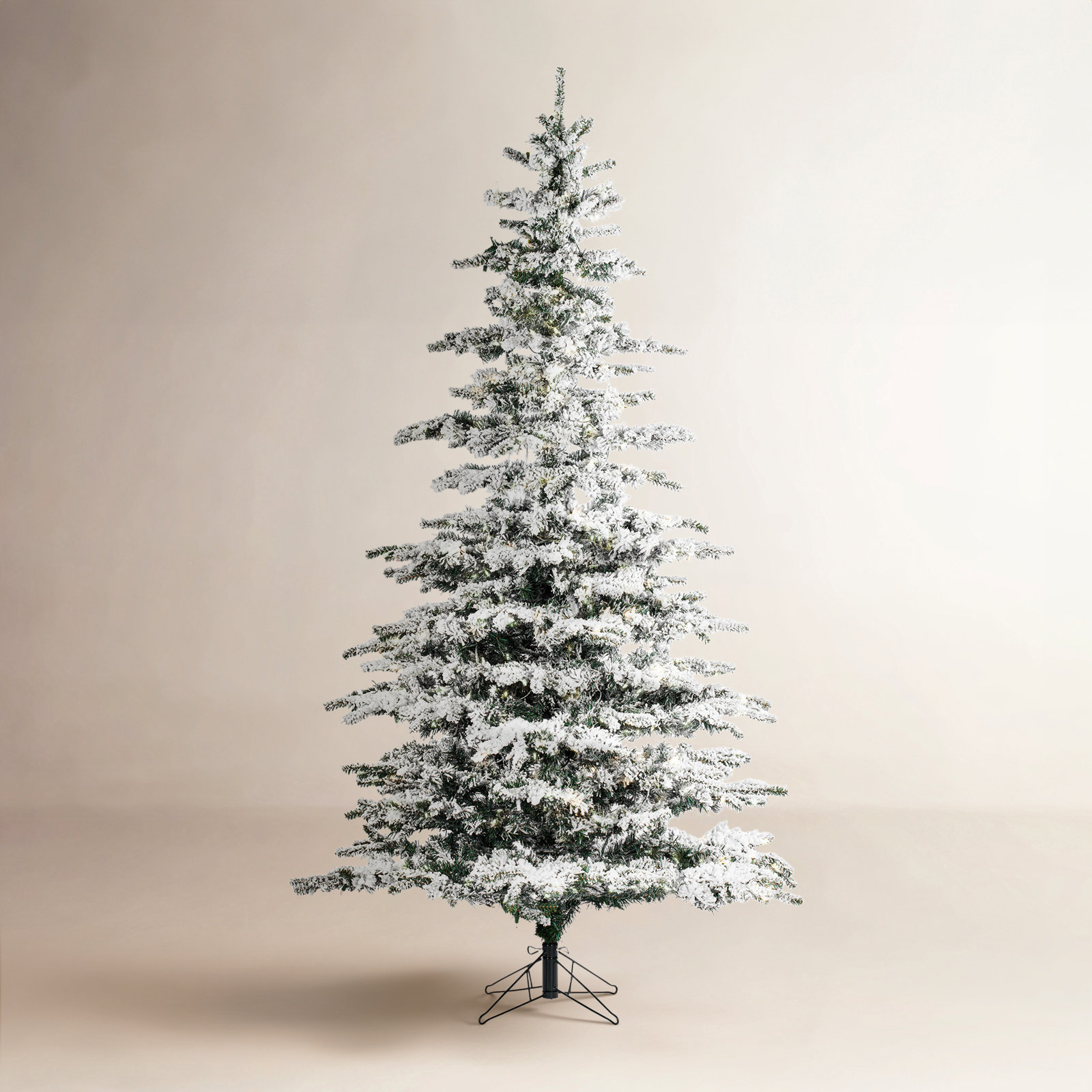 Hendricks Lighted Artificial Fir Christmas Tree, 6.5' H