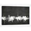 Blackboard Skyline Series: Dublin, République d'Irlande, impression sur toile tendue-19753204-74737422-74737423