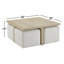 Table basse Dockside avec repose-pieds