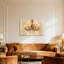 Lustre tendance cristal clair doré élégant fond rétro-220044016
