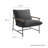 Raya Outdoor Patio Boucle Lounge Chair And Ottoman-107335481