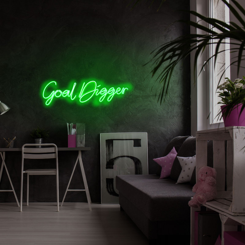 Bande d'éclairage flexible DEL néon, imperméable IP67, vert, 25,6 po x 6,7 po x 0,8 po | Système de suspension mural 12 V DC, 8-10 W / mètre, gabarit en mousse de PVC, parfait pour la décoration intérieure et les fêtes, installation facile