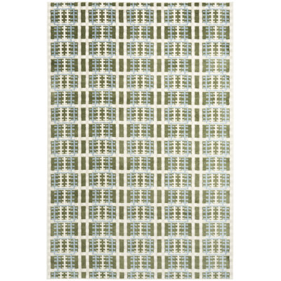 James Blue Green Modern Indoor Rug