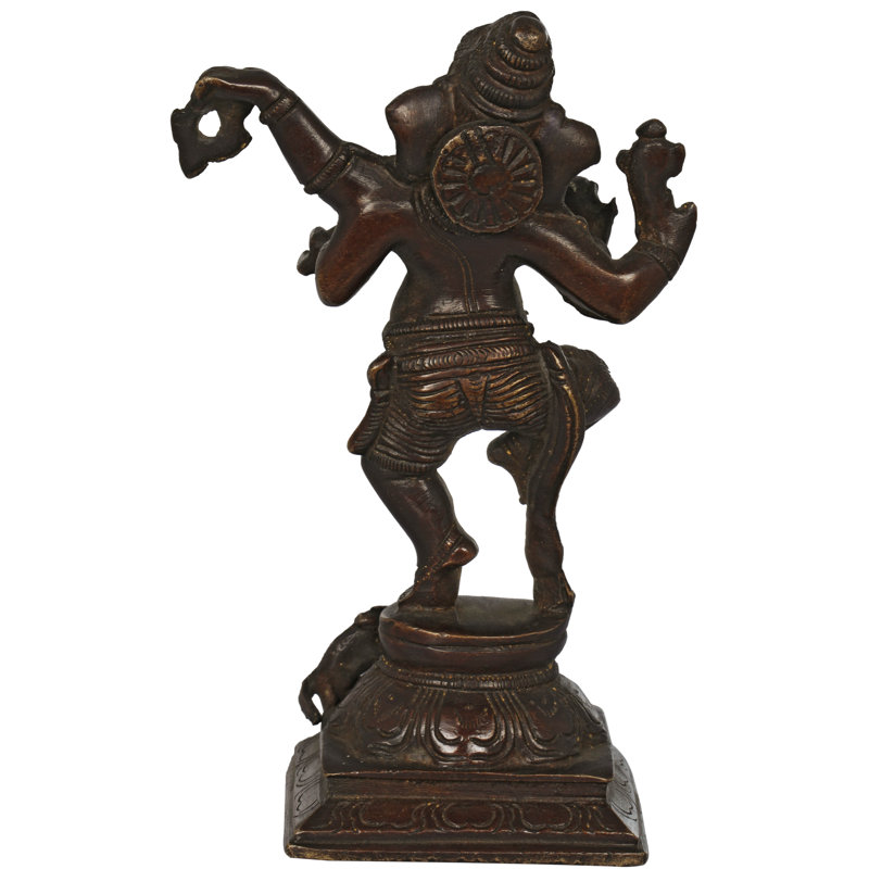 Figurine Ganesha dansante, Noir