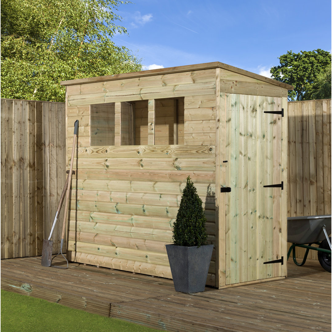 3 Ft. W x 6 Ft. D Shiplap Pent Wooden Shed