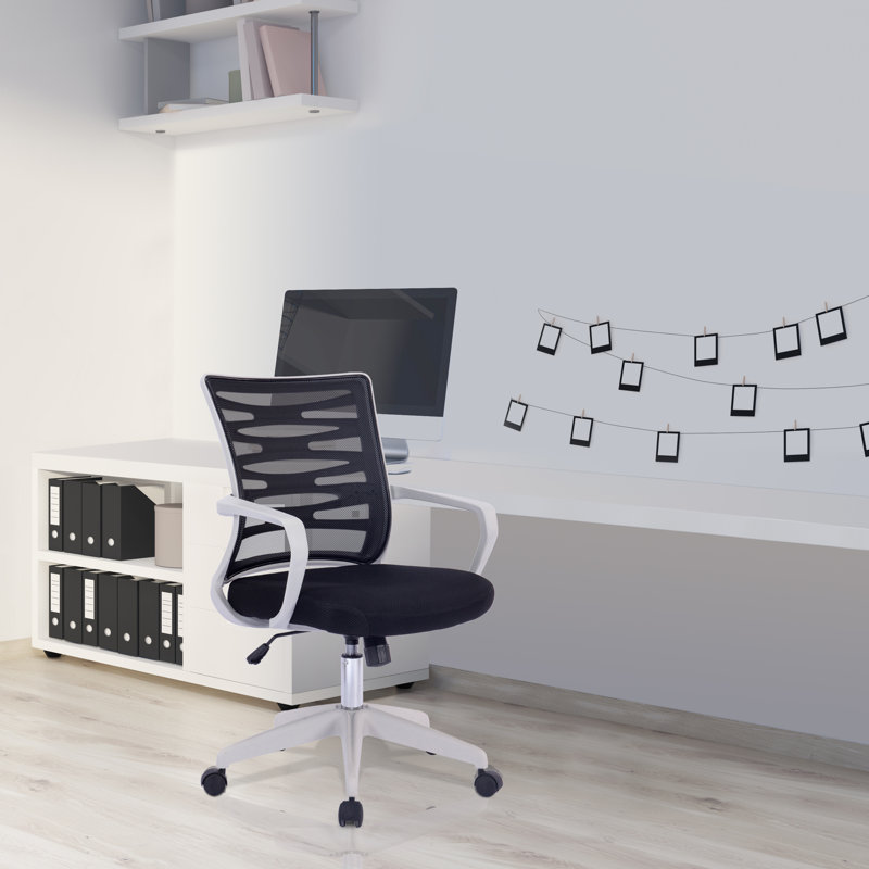 Latitude Run Acotas Mesh Office Chair, Black