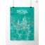 Seoul City Map - No Frame Print-1229317324