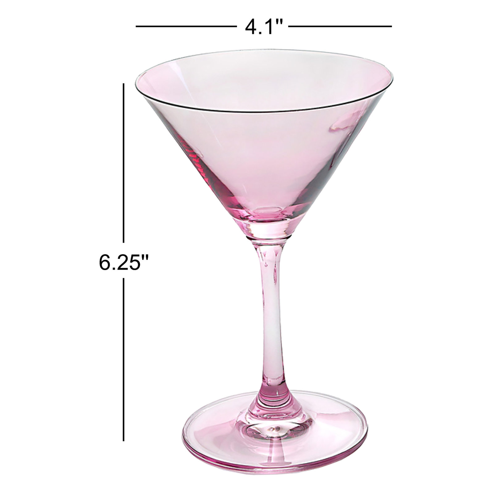 Veneto Crystal Martini Glass, Ballet