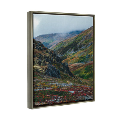 «Bb-208-Floater Mountain Peaks Scenery», impression sur toile par Daniel Sproul