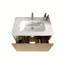 Meuble-lavabo mural rayé 30 po-100543660