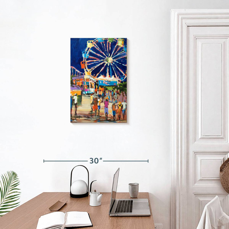 Carnaval de nuit Kerner, H 24 po x l 16 po
