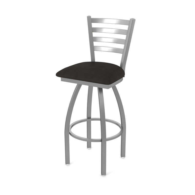 Tabouret pivotant Jackie, Vinyle - espresso Canter, Inoxydable, Très grand (siège d'une hauteur de 36 po)