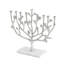 Botanical Leaf Marble Menorah
