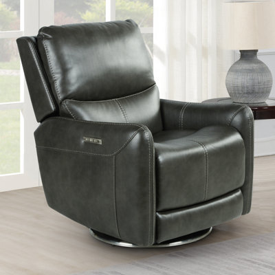 Glorieta Upholstered Swivel Power Recliner