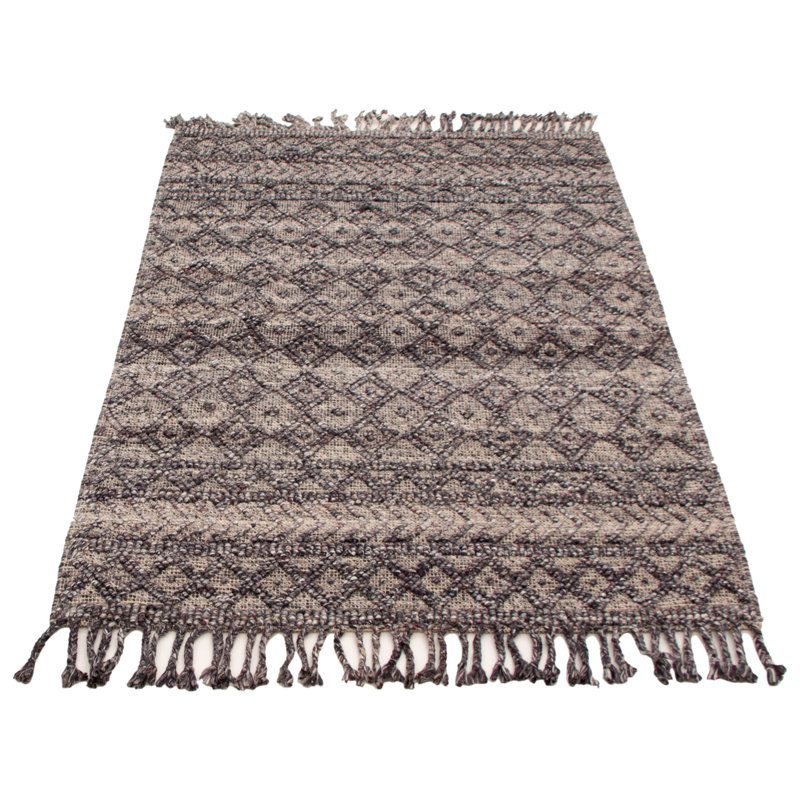 Wool Geometric Indoor Rug