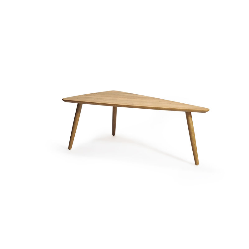 Belinda Solid Coffee Table, Beige, 38cm H x 92.5cm L