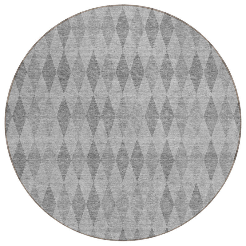 Tapis d'intérieur rond 8 po