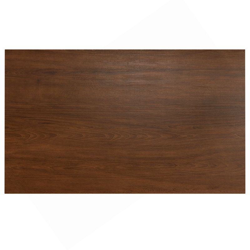 Table de salle à manger Wilson en placage de noyer, Noyer