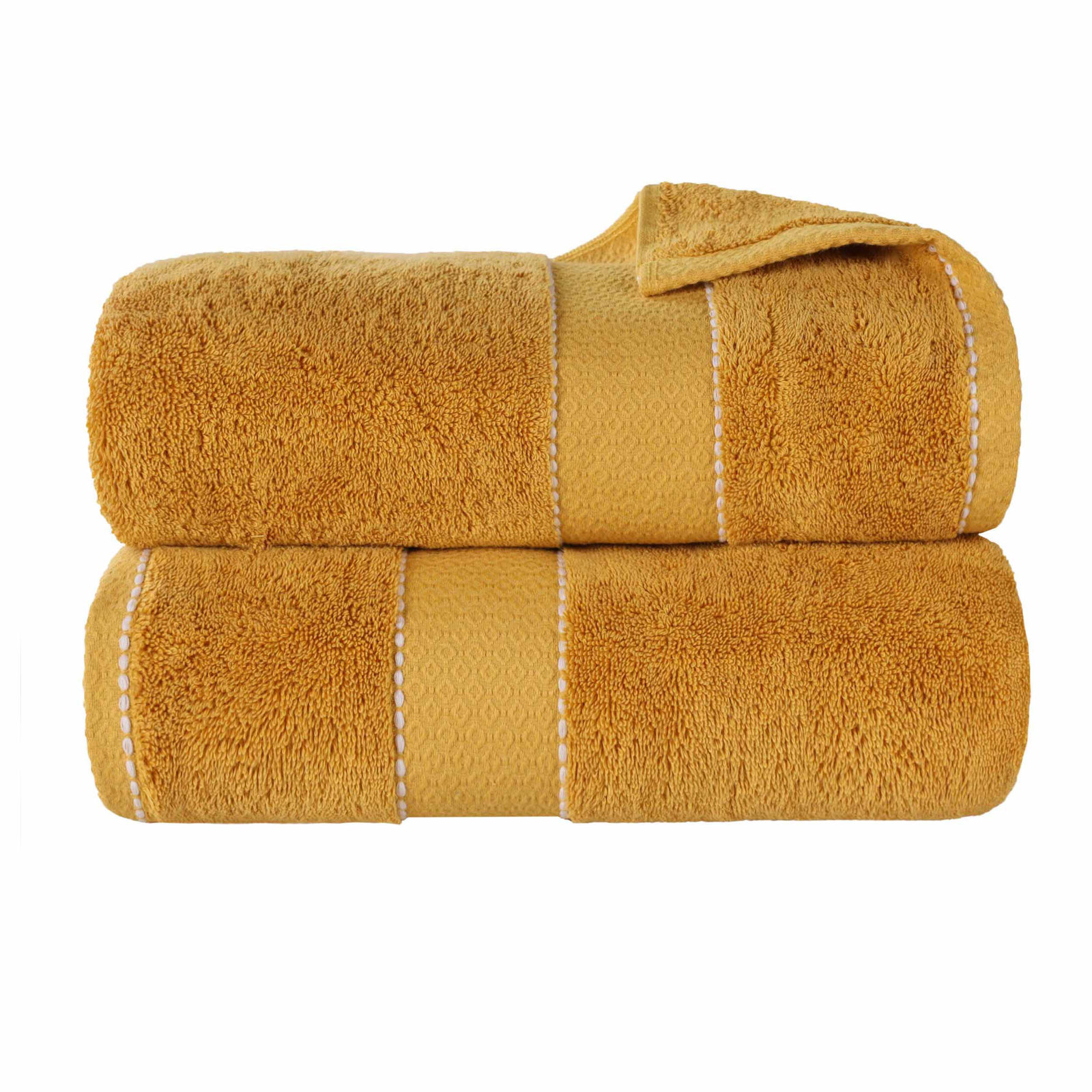 Abrianna Giza Cotton Bath Sheet, Gold