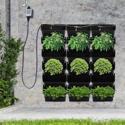 18 Pots Wall Planter Self-Watering