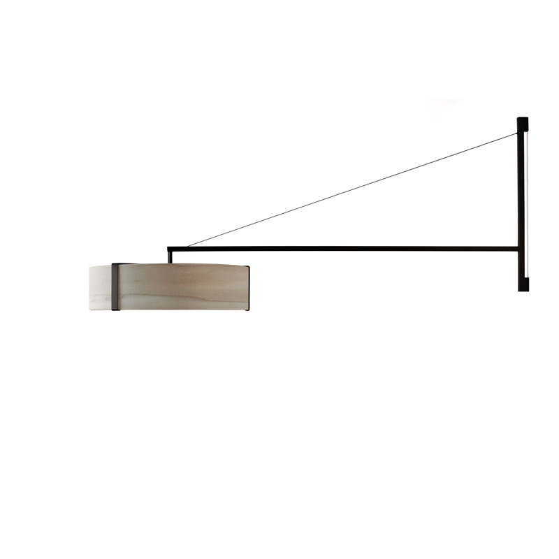 Thesis 1 - Light LED Swing Arm, Matte Black, Ivory White, 3000K