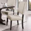 Chaise rembourrée ivoire Crescentia Cogburn