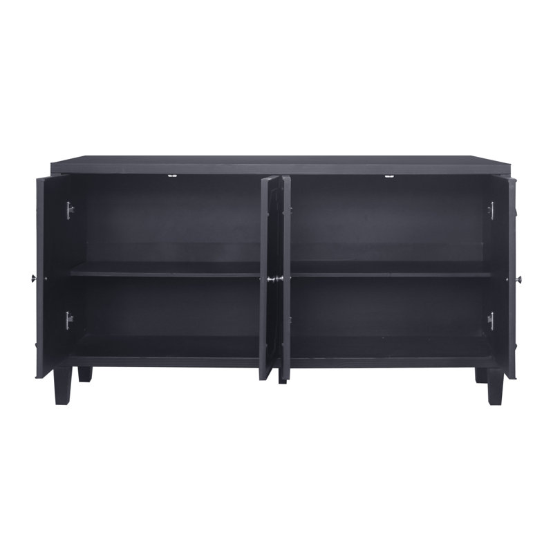 Armoire de rangement noir mat pour les intérieurs modernes