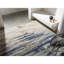 Tapis bleu marine / beige touffeté à la main Bartel-1487536351