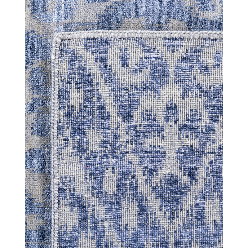 Overdyed One-of-a-Kind Rectangle 8'1" X 9'8" Hand Knotted Area Rug
