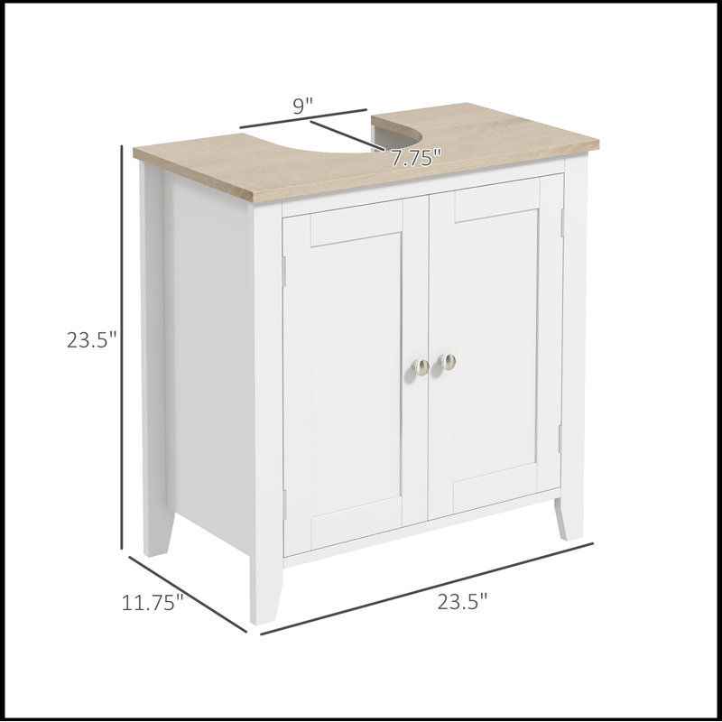 Meuble-lavabo simple avec plateau 23,50 Sachie