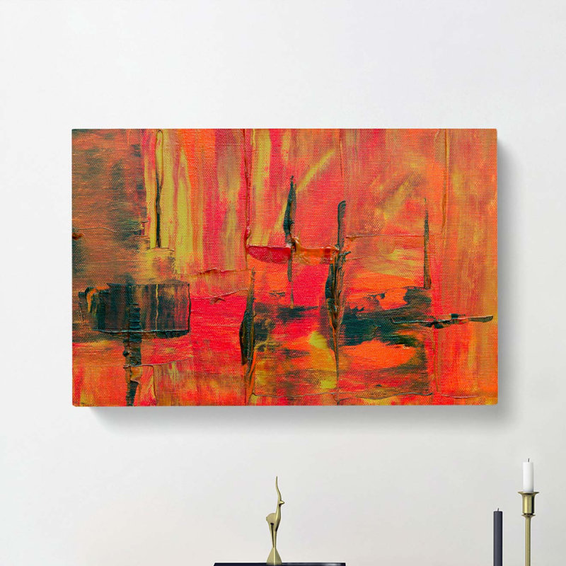 Abstract Art Painting Vol.293 by S.Johnson - Wrapped Canvas, 40cm H x 60cm W x 3cm D