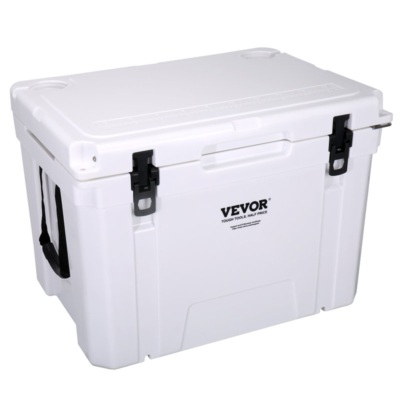 VEVOR 65 Quarts Ice Chest in White