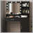 Vanity Desk with Mirror & Light, Large Drawer Three Level Storage Dresser, 3 Lighting Modes Adjustable Brightness, Bedroom Dressing Table(black)-1434076513