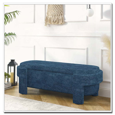 Upholstered Bench with Large Storage Space for the Living Room, Entryway and Bedroom